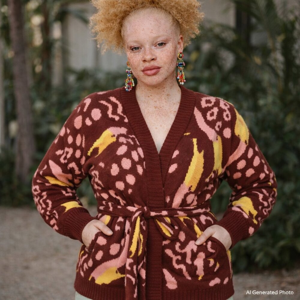 Farm Rio Toucan Cardigan Medium NWT Oversized Colorful Statement Sweater ($210)